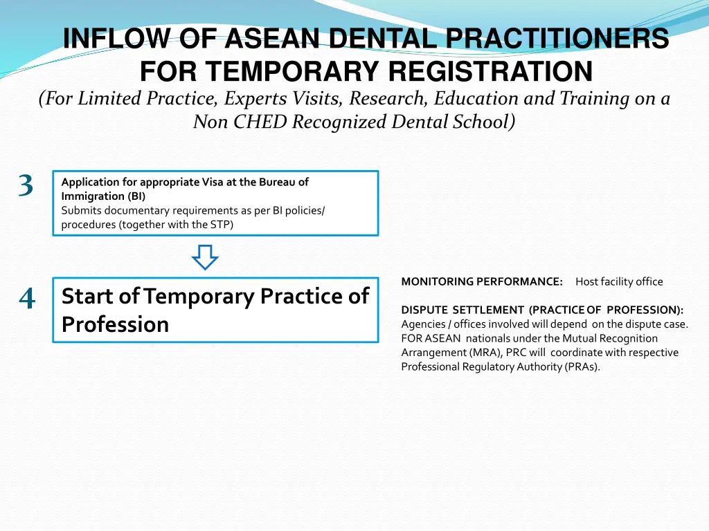 inflow of asean dental practitioners 1