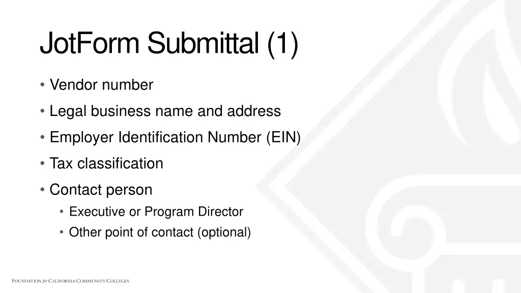 jotform submittal 1