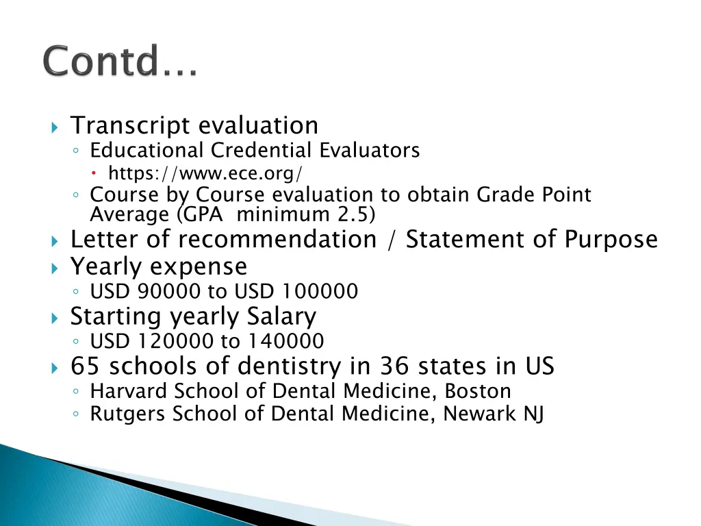 transcript evaluation educational credential