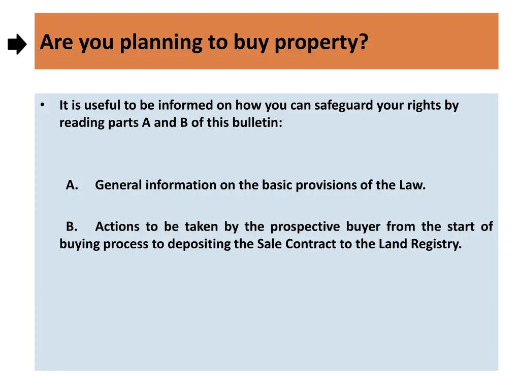 are you planning to buy property