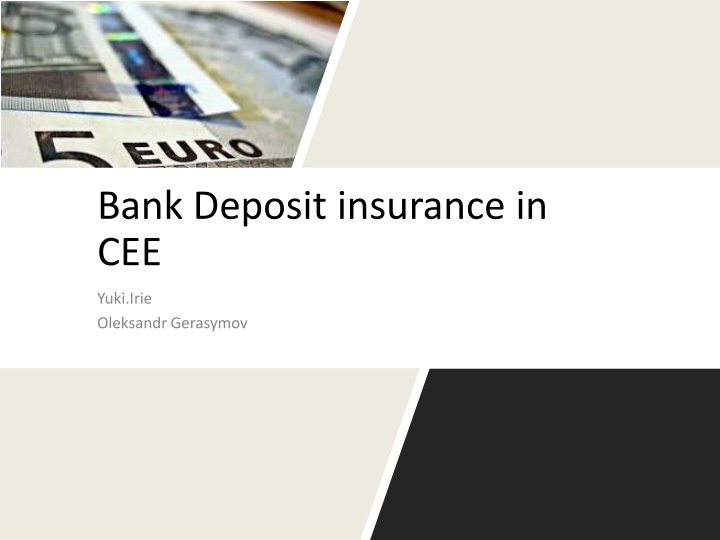 bank deposit insurance in cee