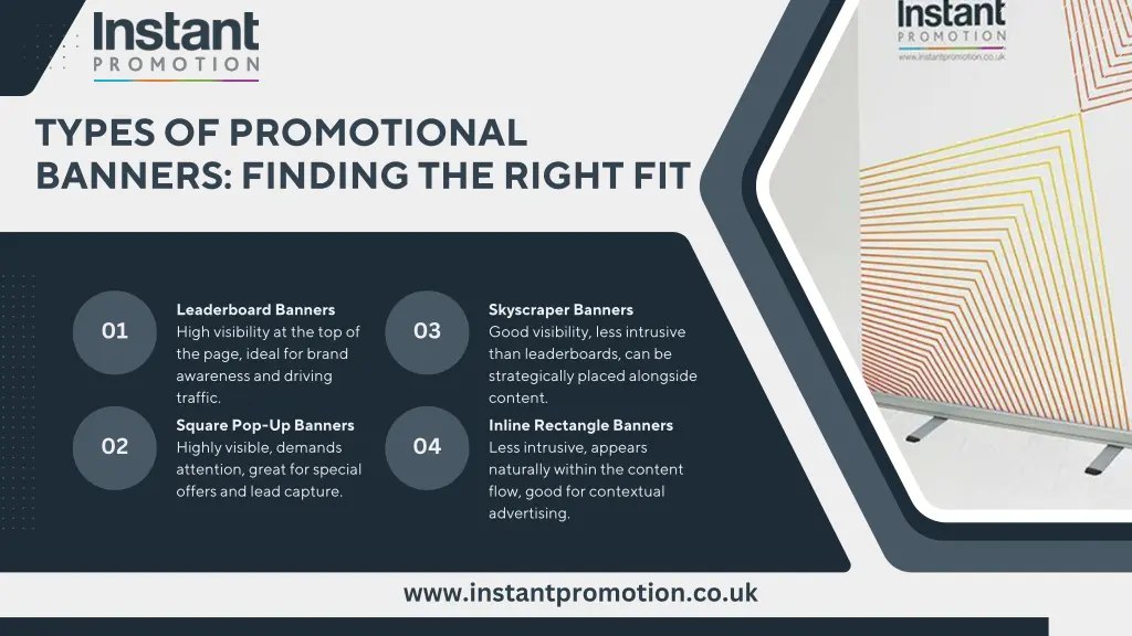 types of promotional banners finding the right fit