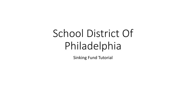 school district of philadelphia