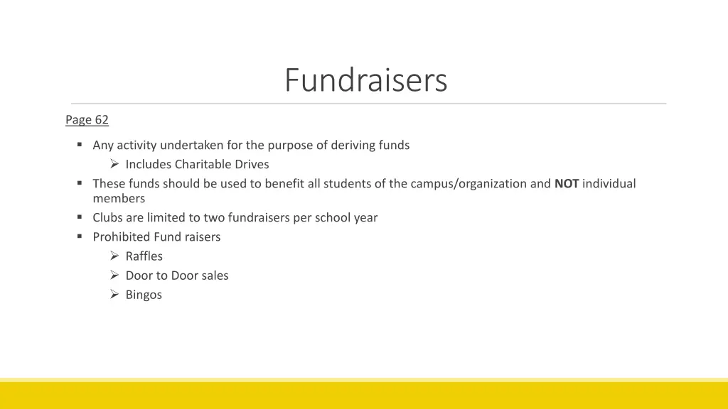 fundraisers