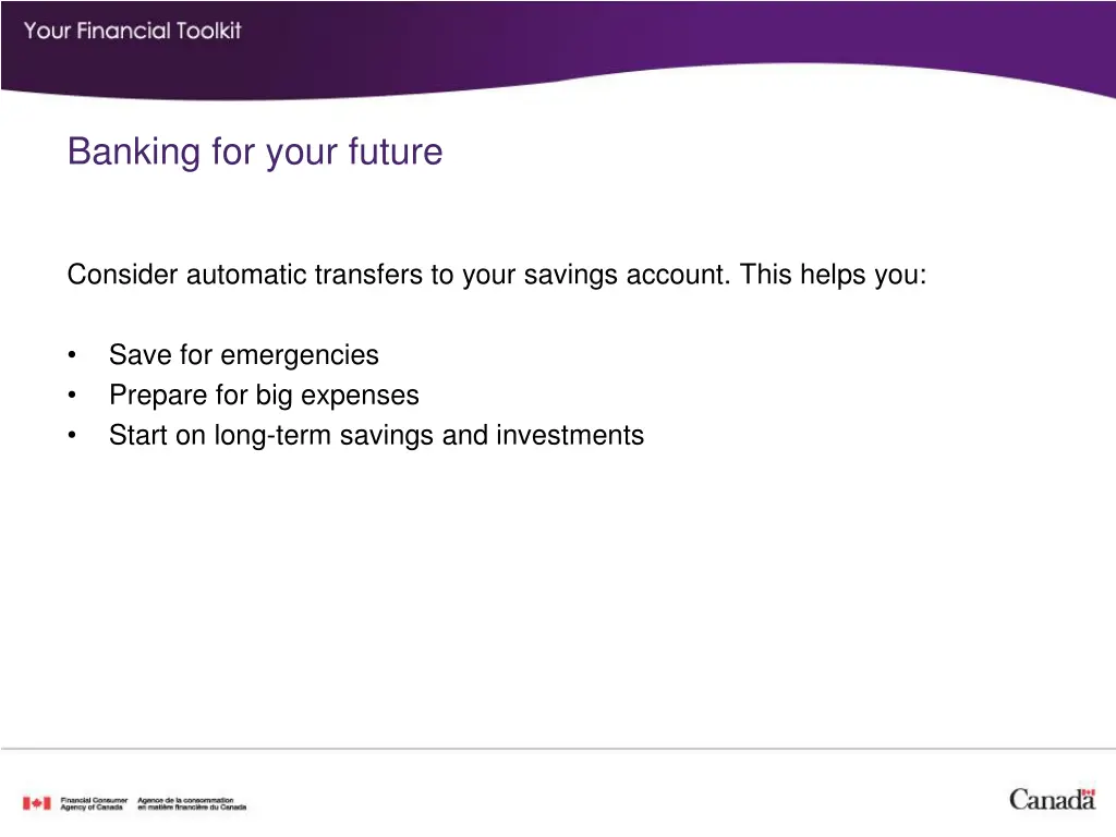 banking for your future