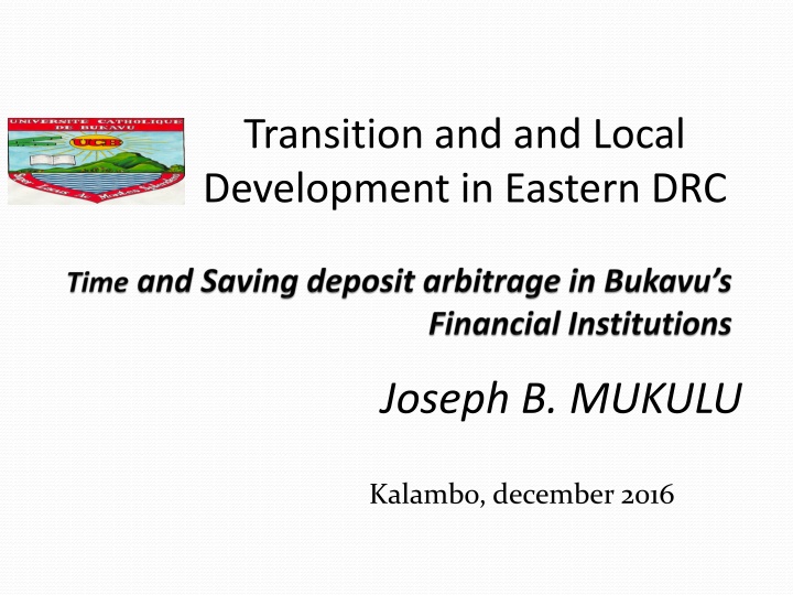 transition and and local development in eastern