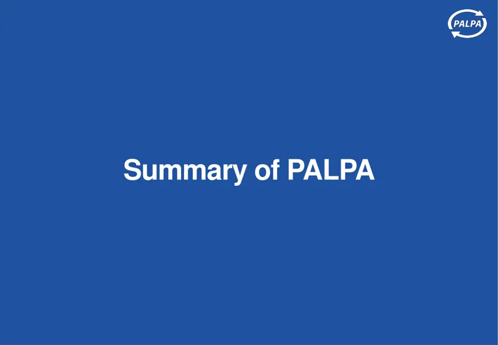 summary of palpa