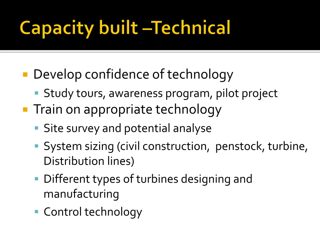 develop confidence of technology study tours