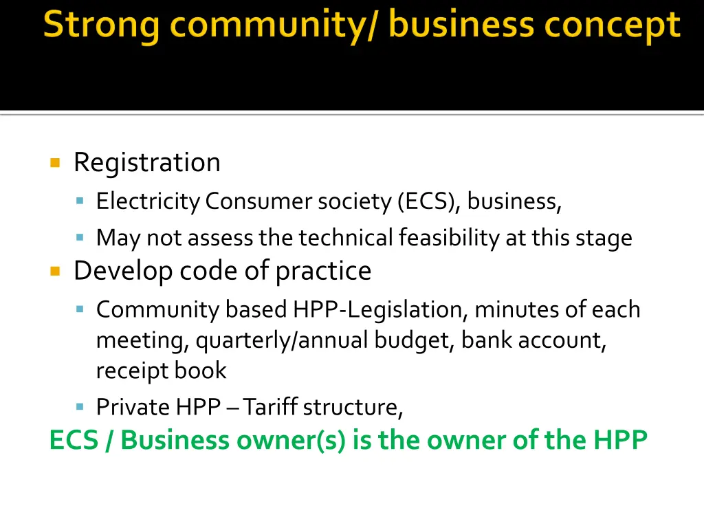 registration electricity consumer society