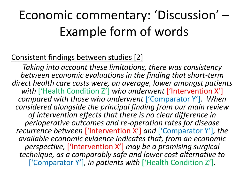 economic commentary discussion example form 3