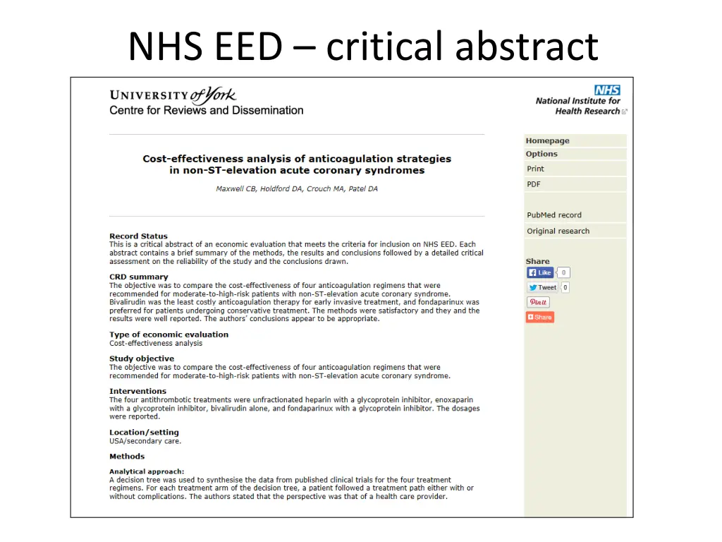 nhs eed critical abstract