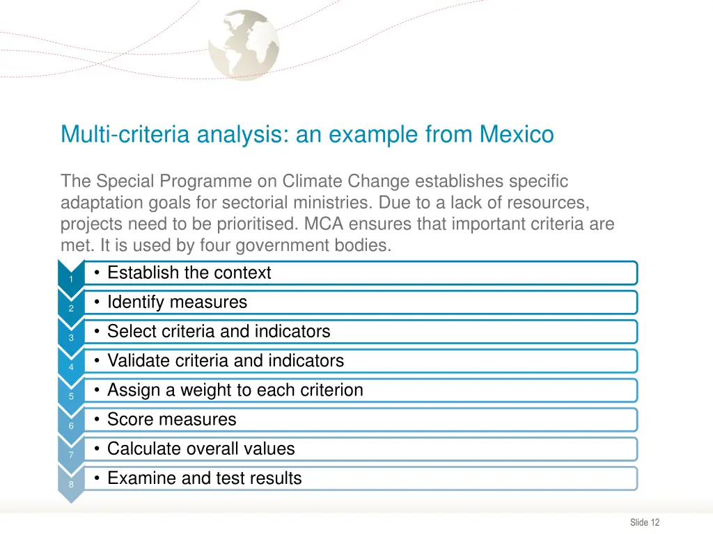 multi criteria analysis an example from mexico