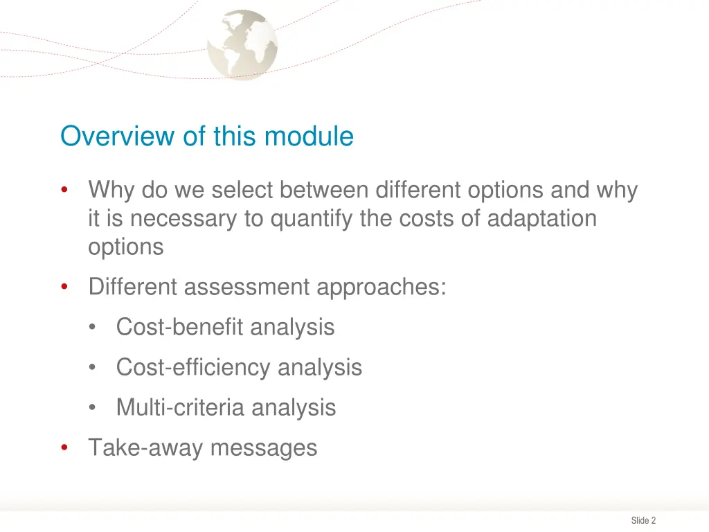 overview of this module