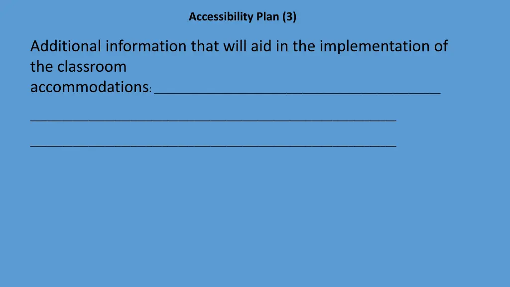 accessibility plan 3