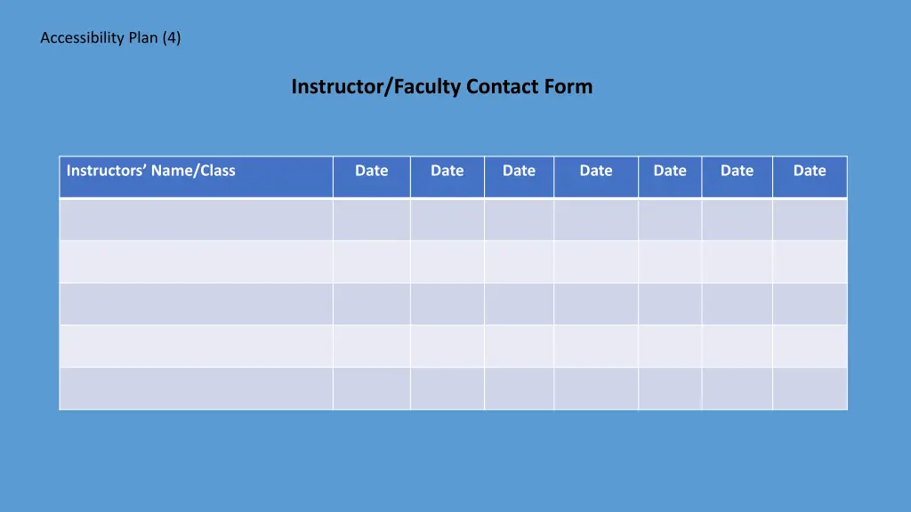 accessibility plan 4