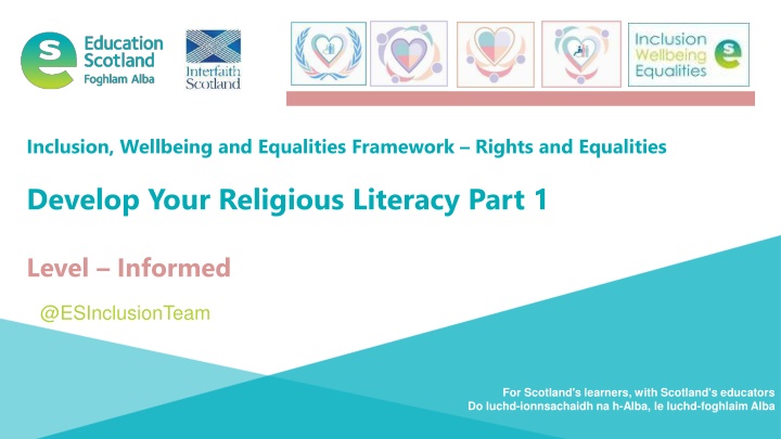 inclusion wellbeing and equalities framework