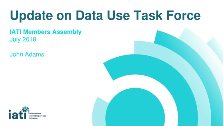 update on data use task force