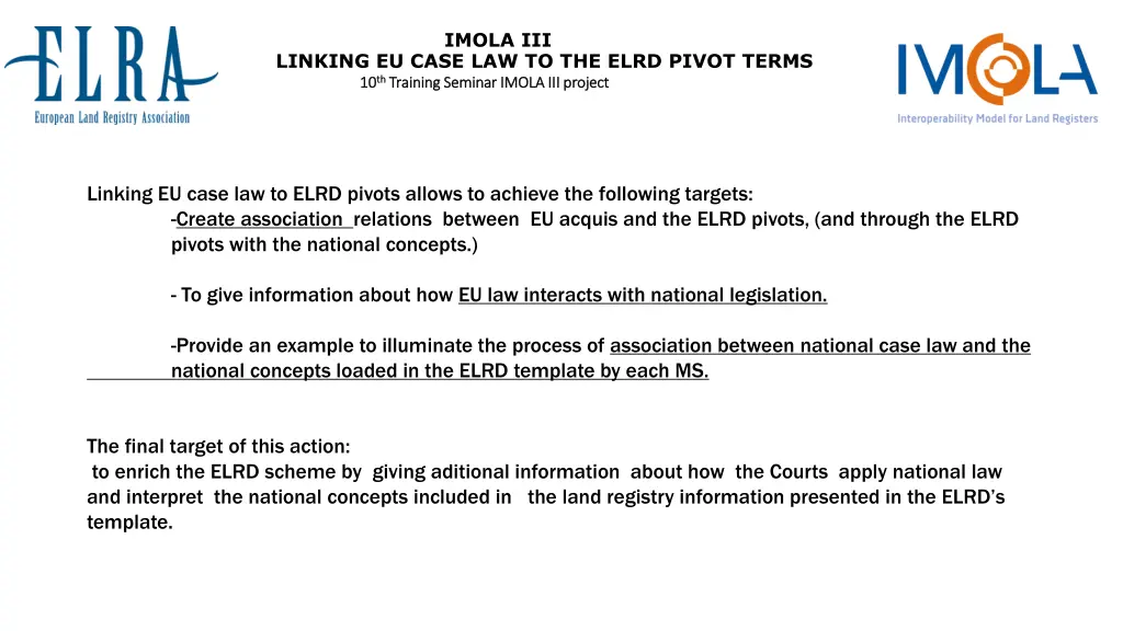 linking eu case law to the elrd pivot terms 8