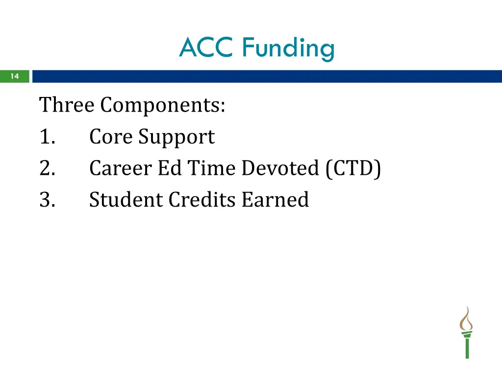 acc funding