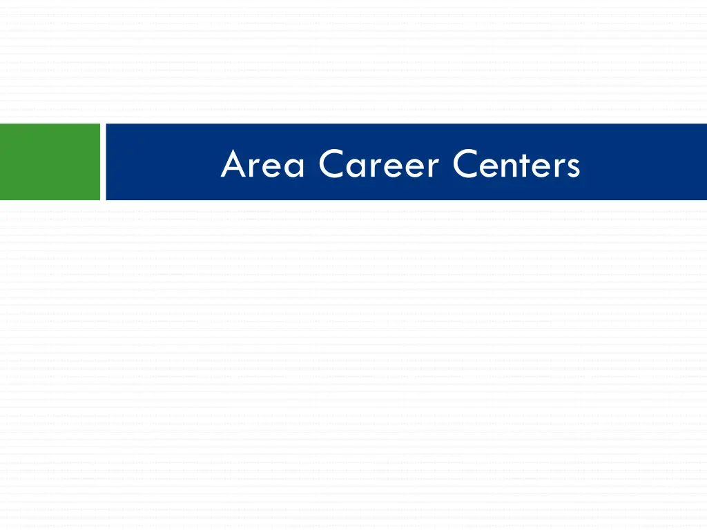 area career centers