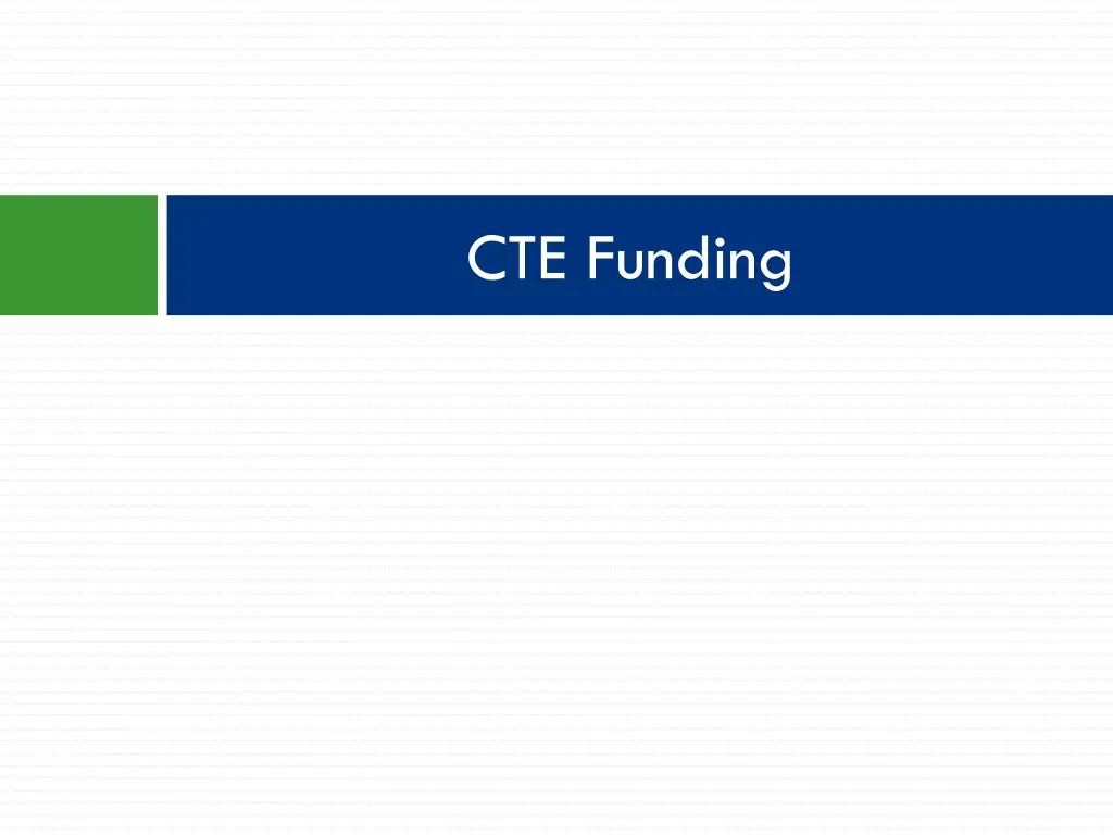 cte funding