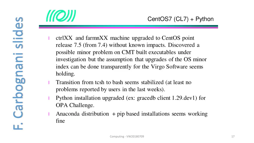 centos7 cl7 python