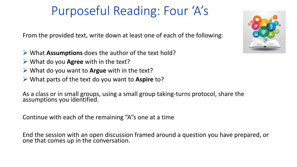 purposeful reading four a s