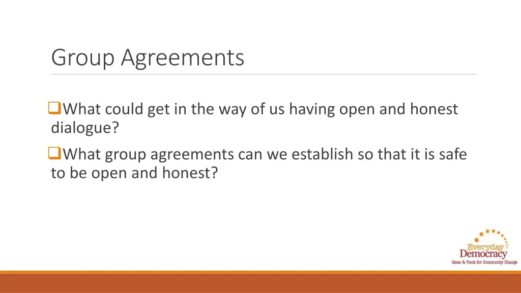 group agreements