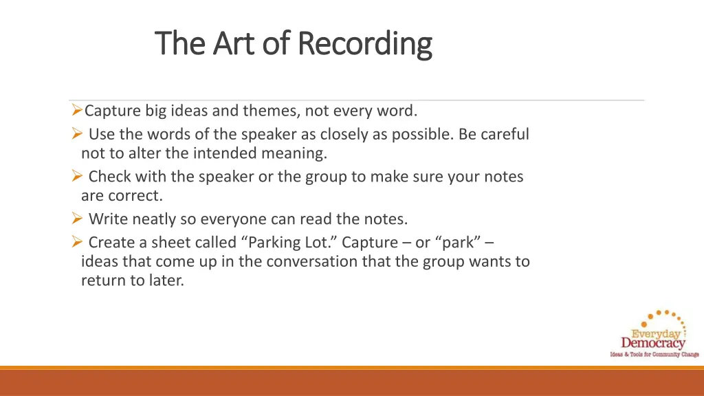 the art of recording the art of recording