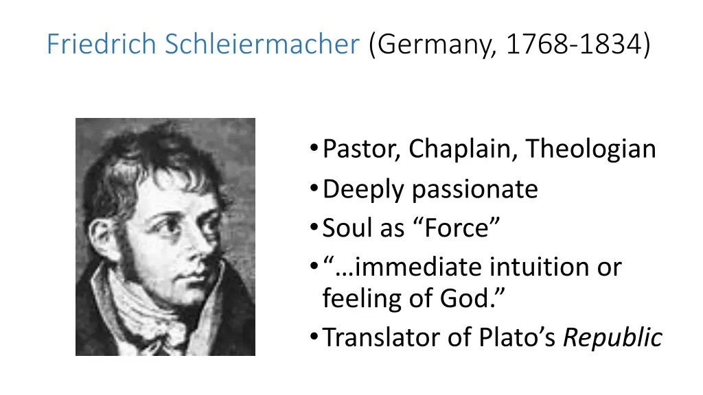 friedrich schleiermacher germany 1768 1834