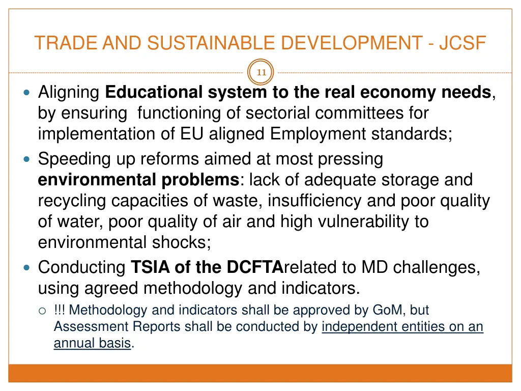 trade and sustainable development jcsf 3