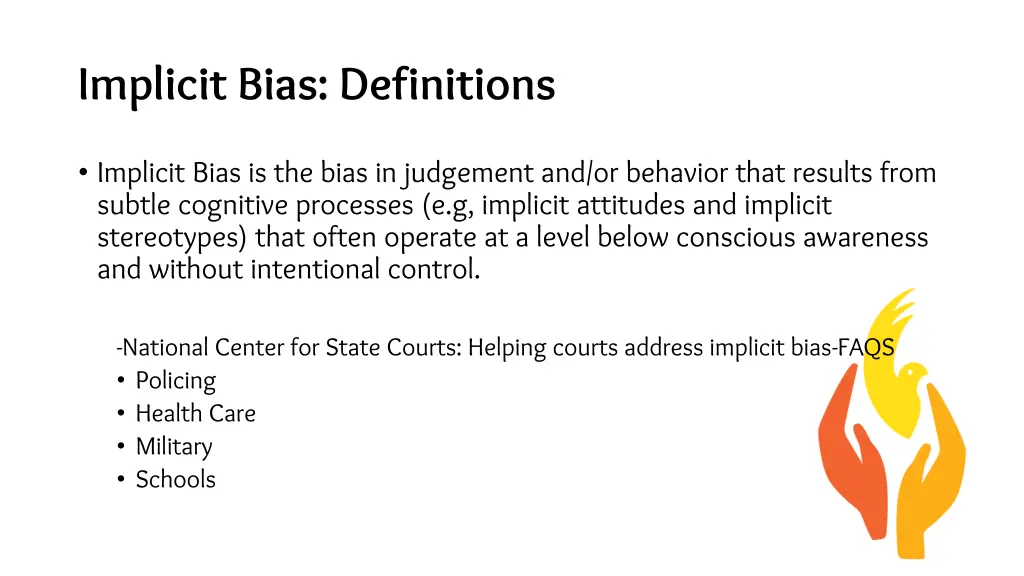 implicit bias definitions