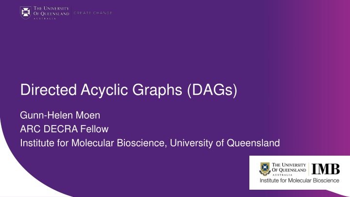 directed acyclic graphs dags