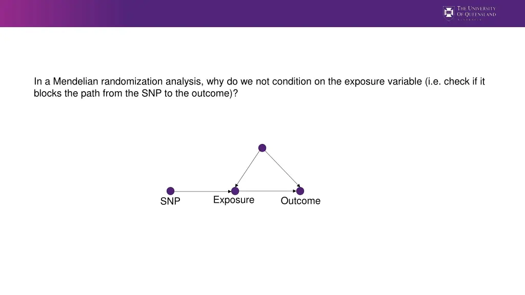 in a mendelian randomization analysis