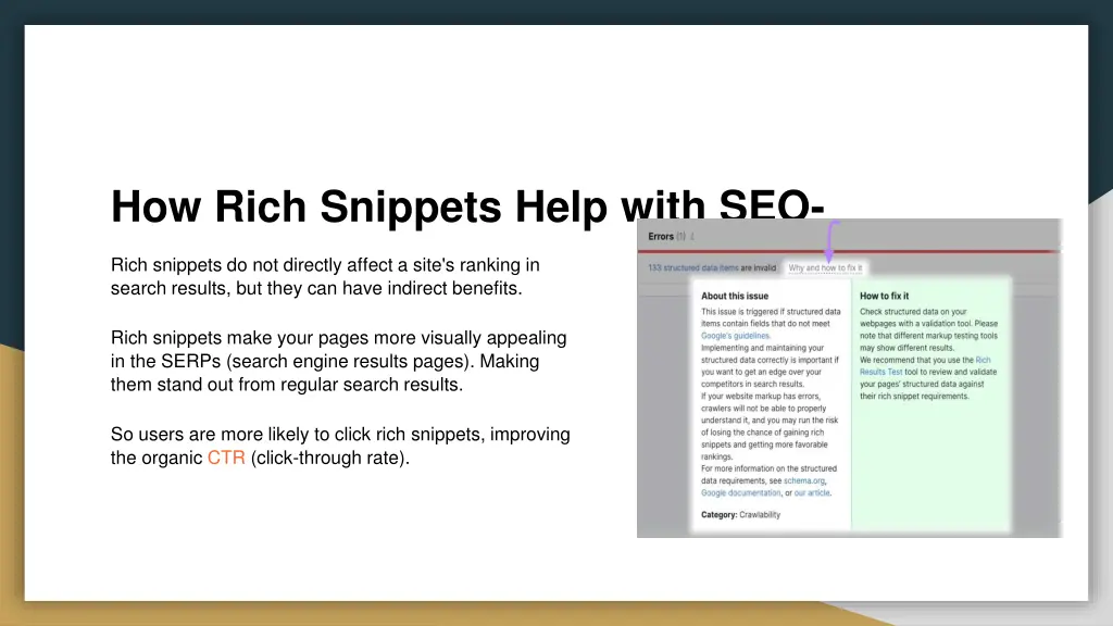 how rich snippets help with seo