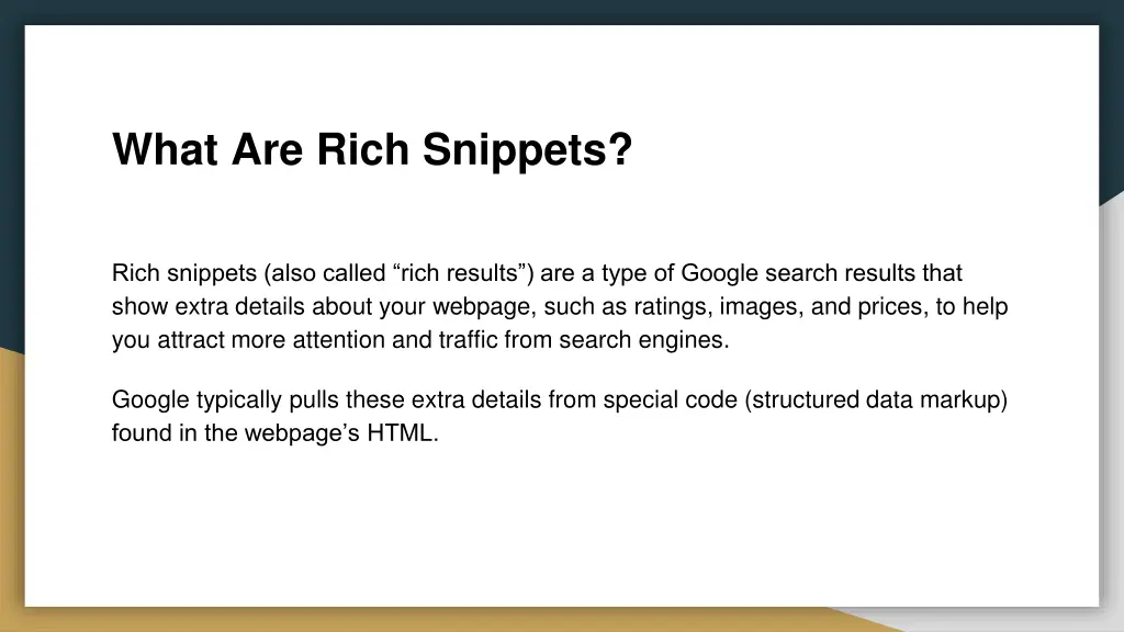 what are rich snippets