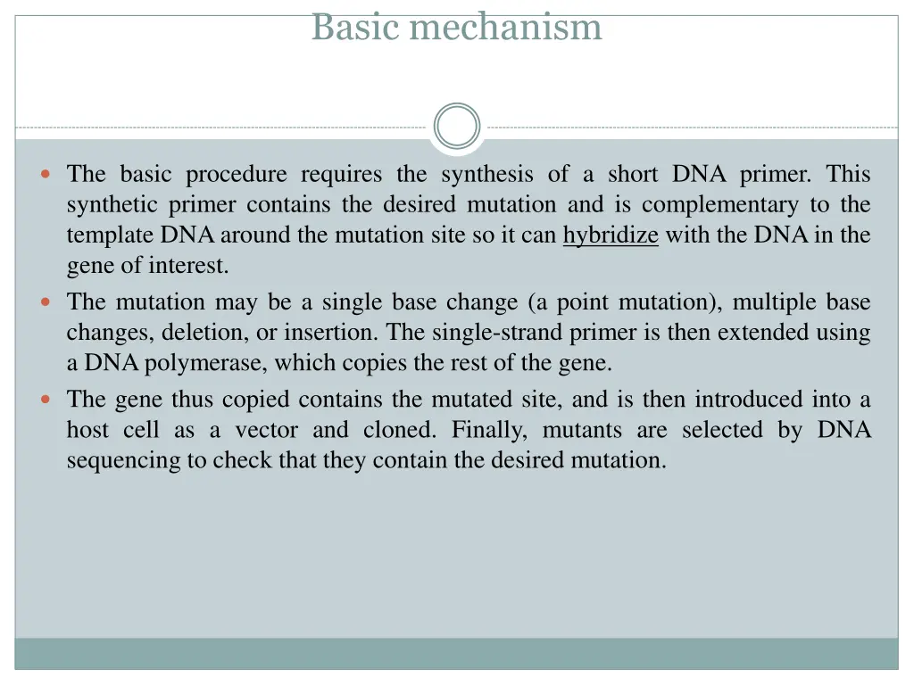 basic mechanism