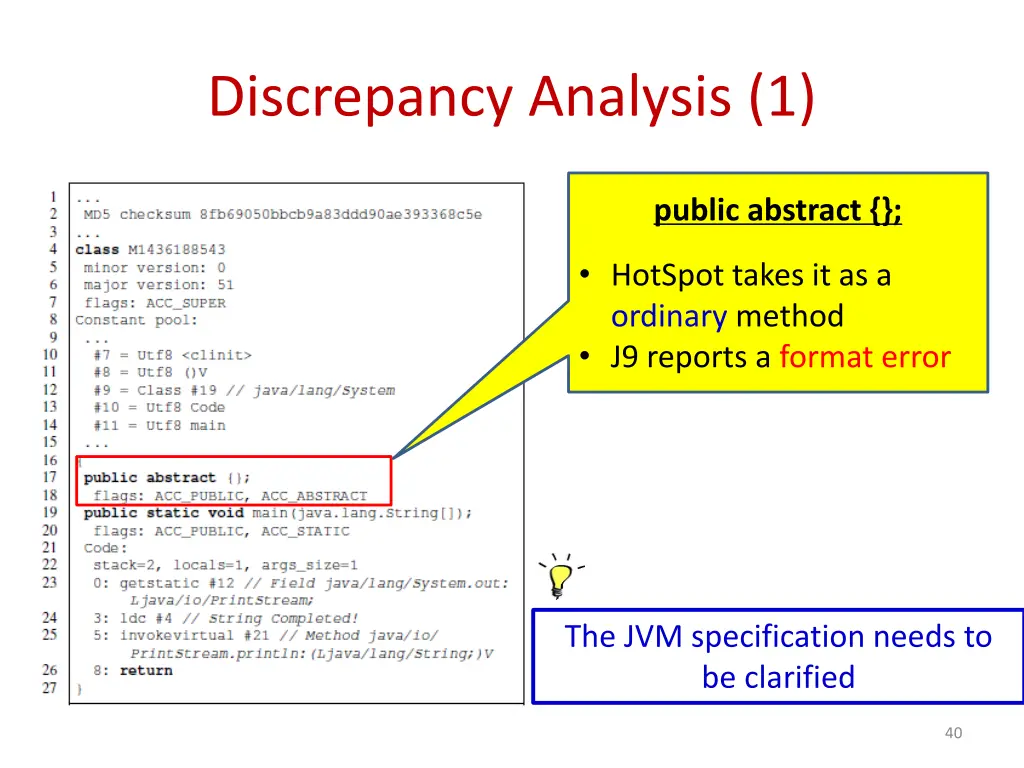 discrepancy analysis 1