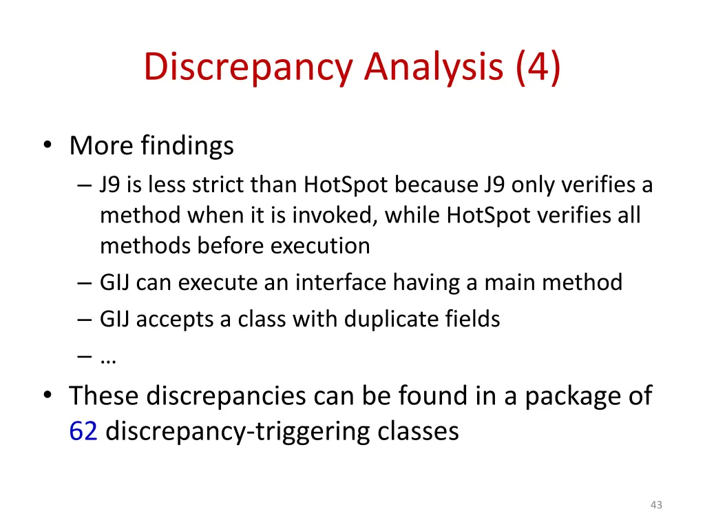 discrepancy analysis 4