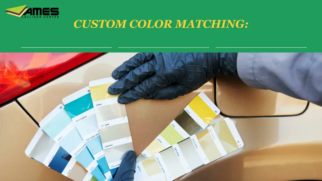 custom color matching