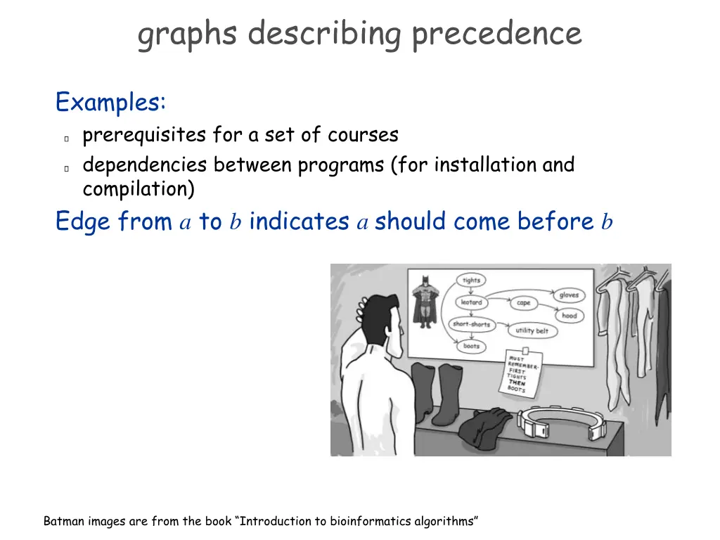 graphs describing precedence