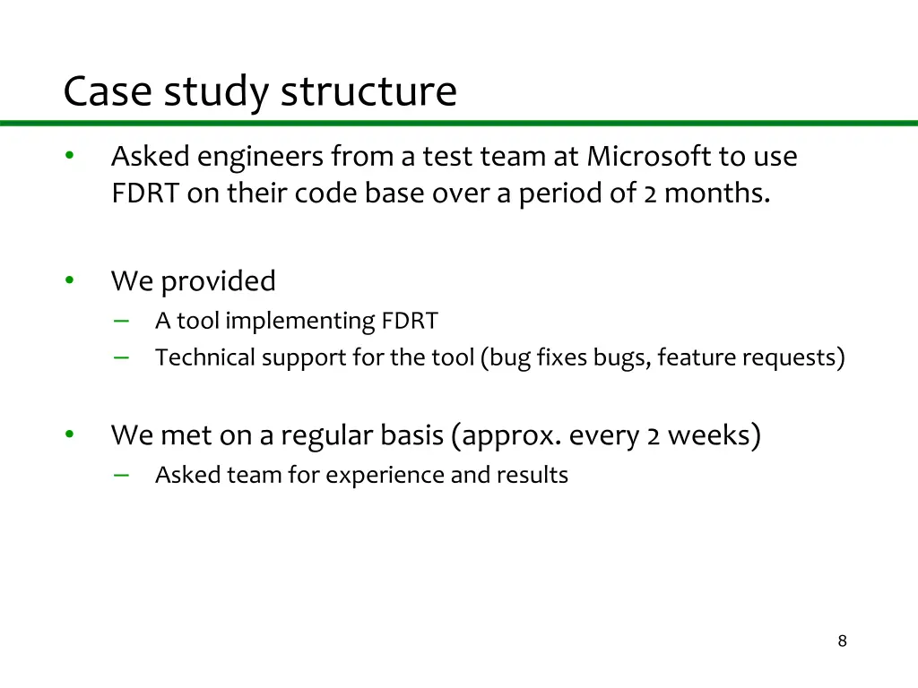 case study structure