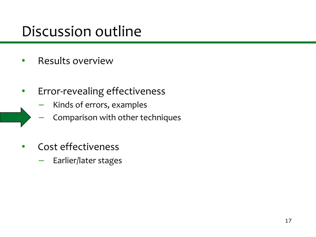 discussion outline 1