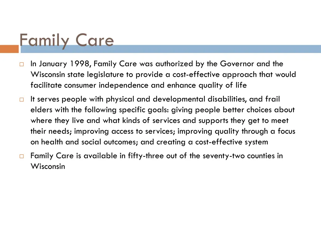 family care