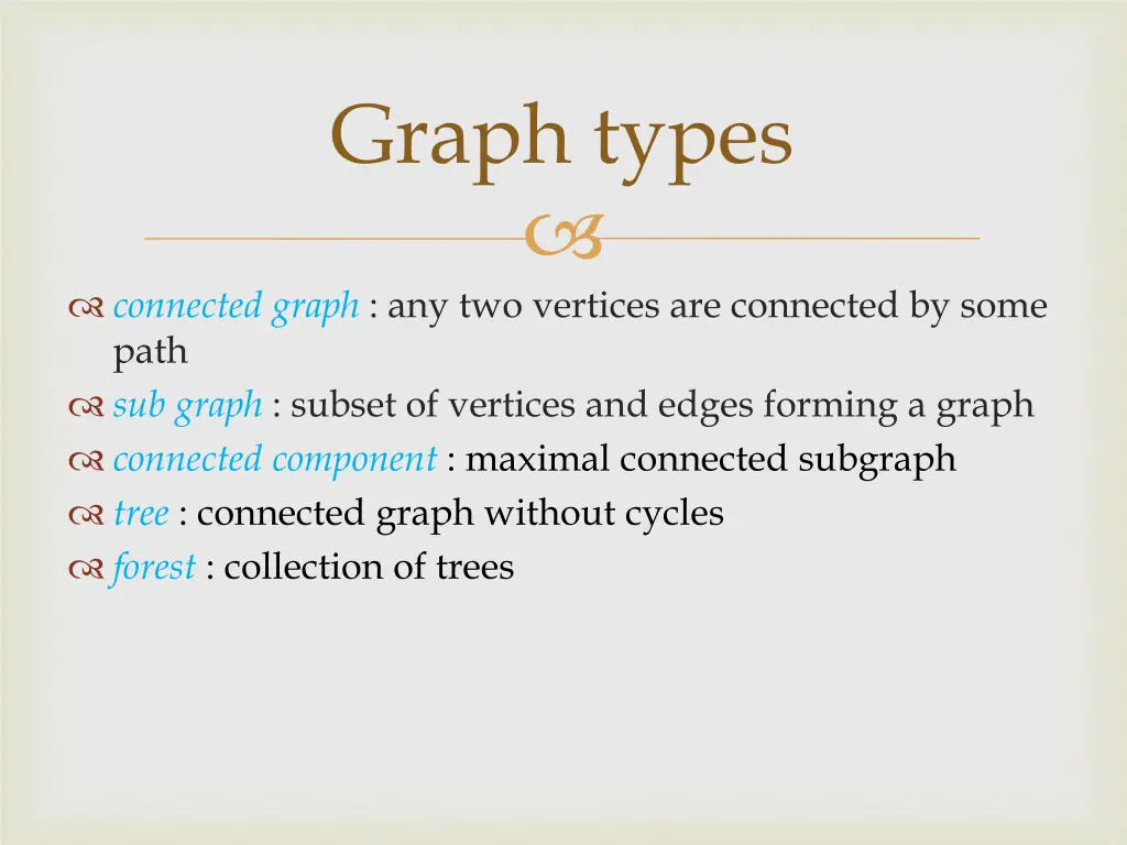 graph types