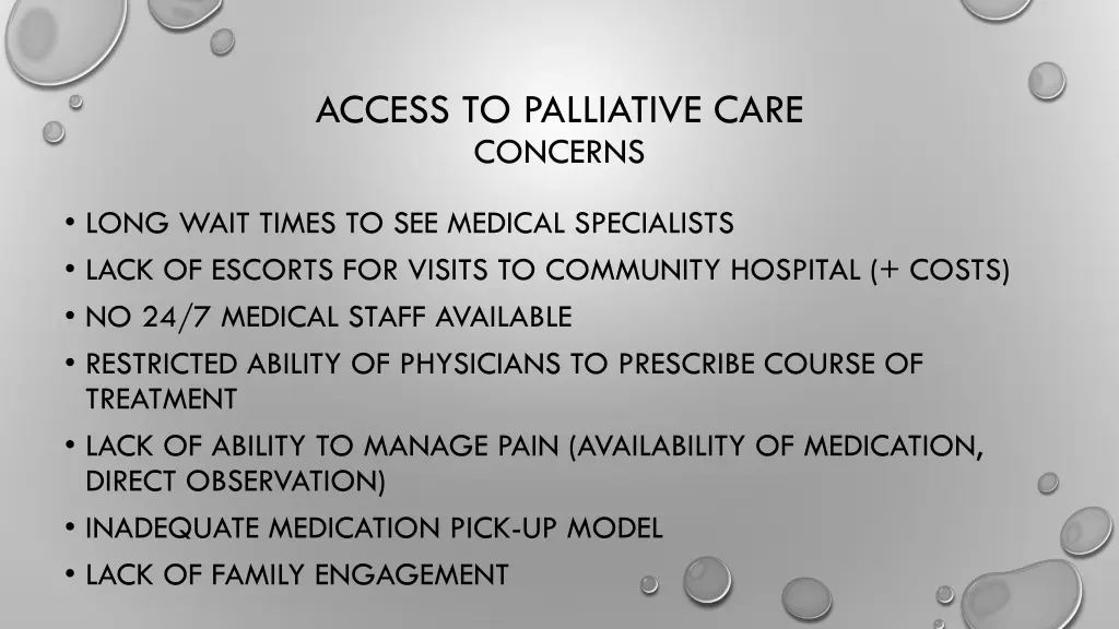 access to palliative care concerns 1