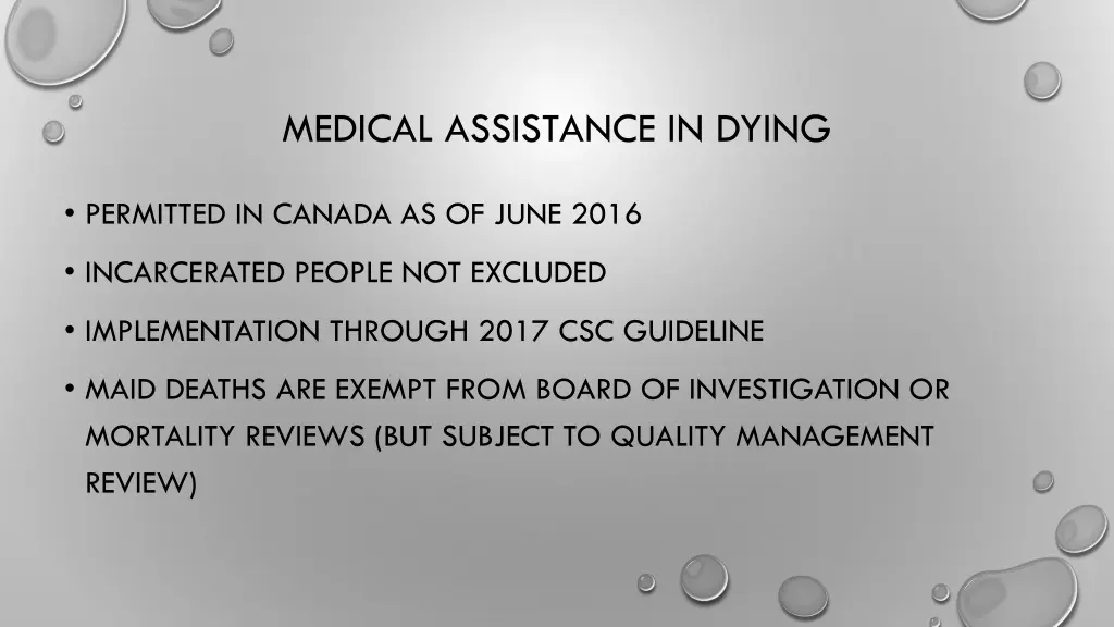 medical assistance in dying