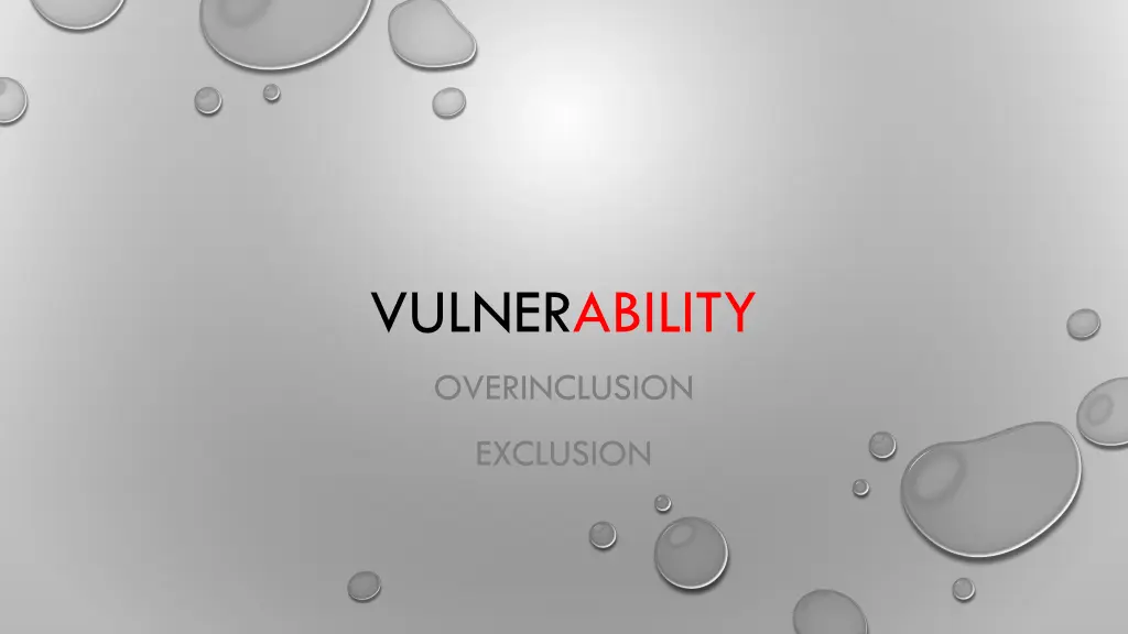 vulnerability