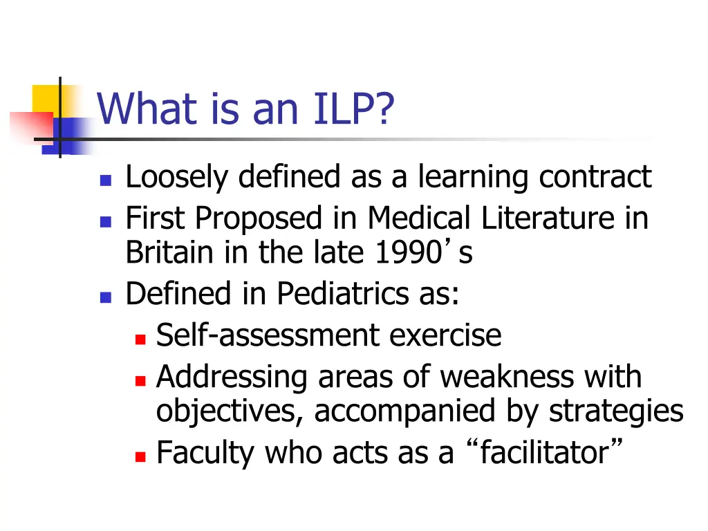 what is an ilp