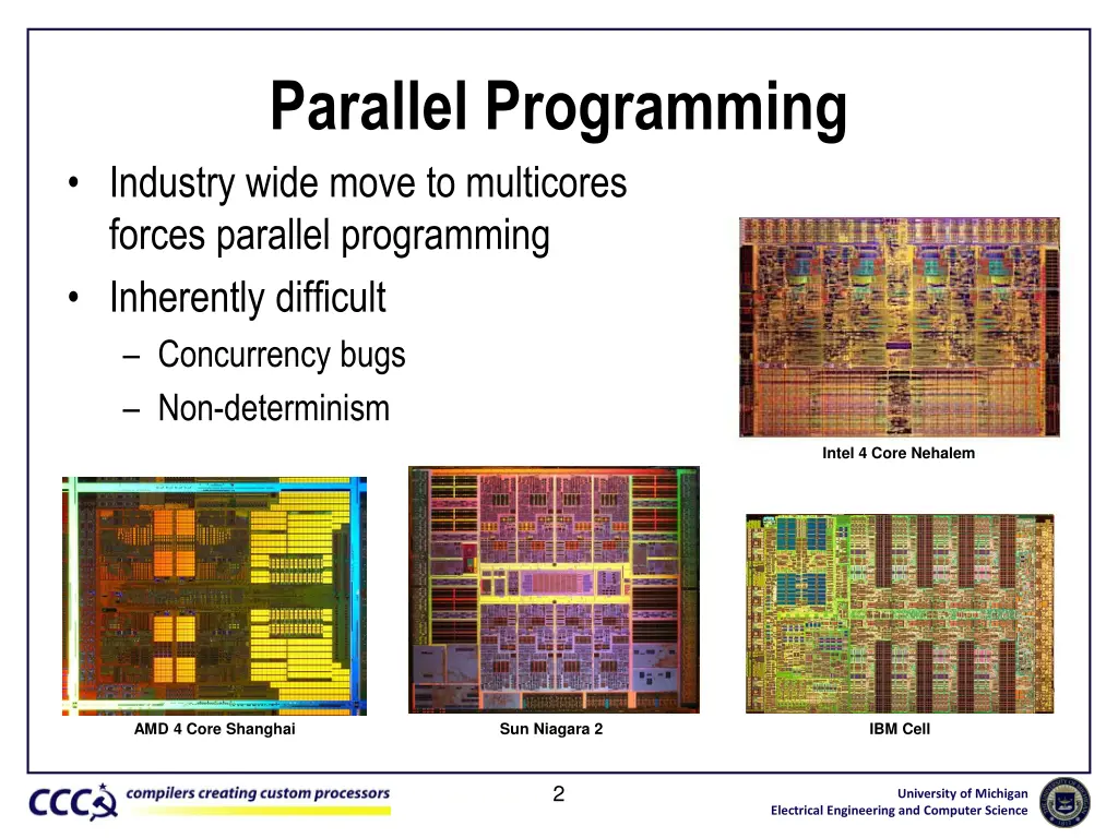 parallel programming industry wide move